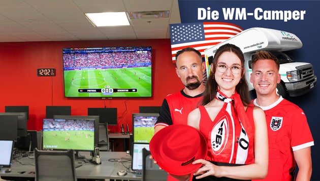 Die „WM-Camper“ besuchten das Technologie- und Daten-Center in Dallas.