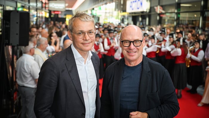 Die Eigentümer Stefan Rutter (li.) und Christian Harisch