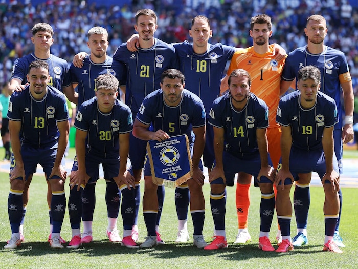 The Bosnia and Herzegovina team