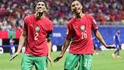Achraf Hakimi und Gessime Yassine sind bislang bei der WM unbesiegt. Jetzt warten die ...