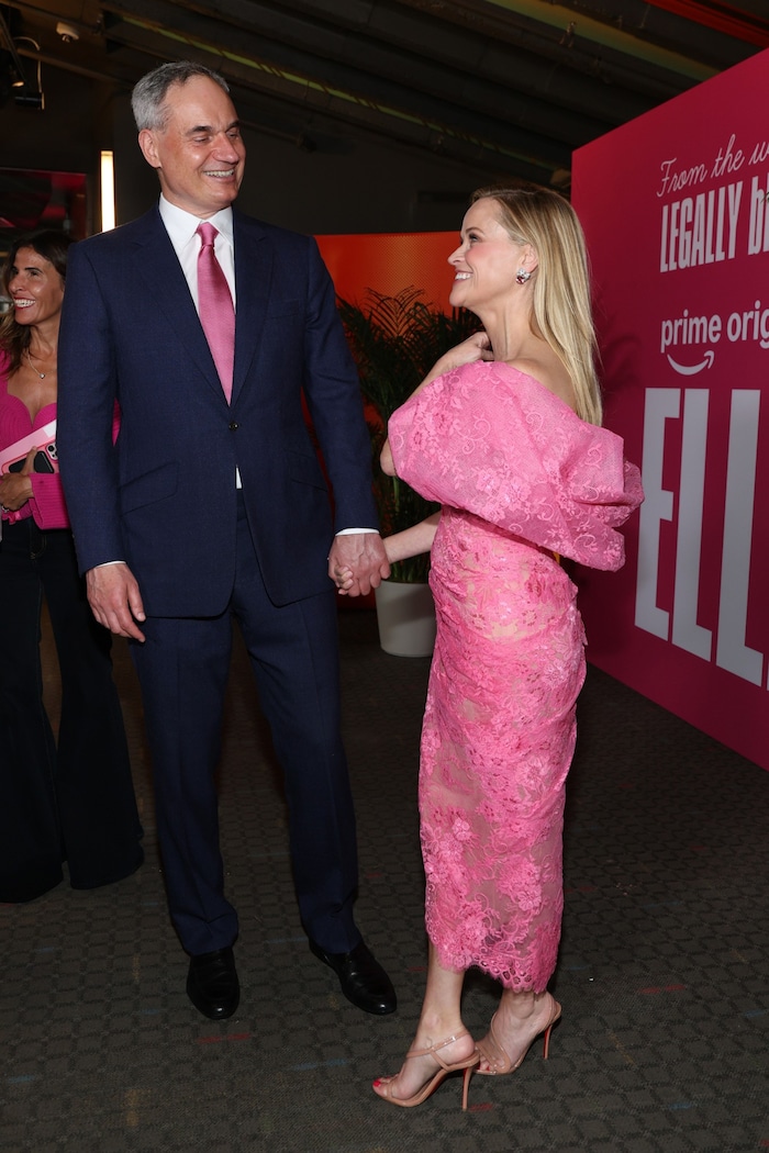 Reese Witherspoon warf Oliver Haarmann immer wieder verliebte Blicke zu.