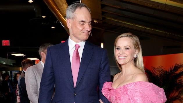 Oliver Haarmann bringt Reese Witherspoon zum Strahlen: Die Hollywood-Schönheit zeigte sich bei ...