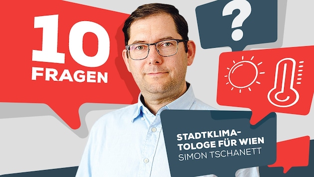 tadtklimatologe Simon Tschannett zum Thema Hitze in der grossstadt