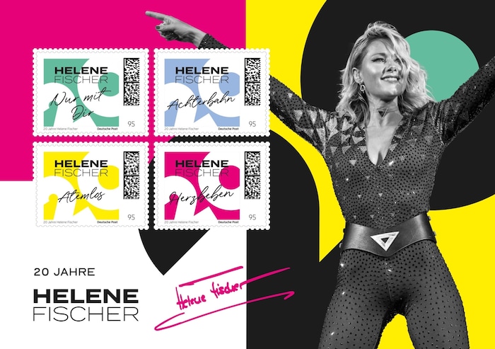 Die Briefmarken können zwar nur in Deutschland erworben und verschickt werden. die Fans dürfen ...