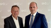 Übernahme besiegelt: Weninger (65) mit dem neuen Klubobmann der SPÖ, René Zonschits (40).