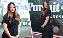 Großer Auftritt für die schwangere Schauspielerin! Bei einem aktuellen Red-Carpet-Event zog „The ...
