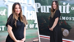 Großer Auftritt für die schwangere Schauspielerin! Bei einem aktuellen Red-Carpet-Event zog „The ...