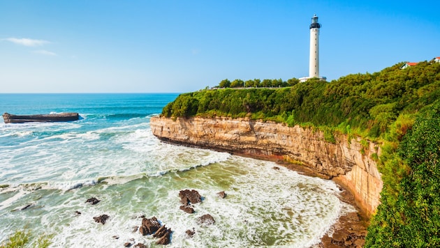 Die Tragödie spielte sich an der malerischen Küste in Biarritz nahe des Leuchtturms ab.