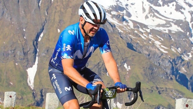 Der Eisenstädter Extremsportler Robert Grabner sattelt sein Bike am Sonntag erneut für den guten ...