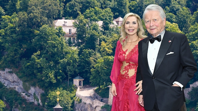 Wolfgang Porsche (im Bild mit seiner Ehefrau Gabriele) will für seine Villa am Kapuzinerberg ...