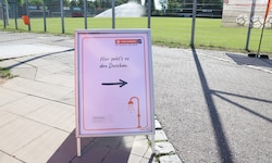 Wien Energie schildert die Duschmöglichkeiten für Anrainer aus.