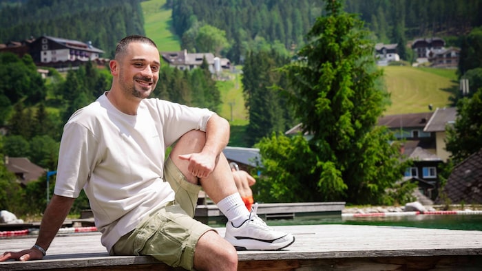 Basile genoss die Kärntner Landschaft.