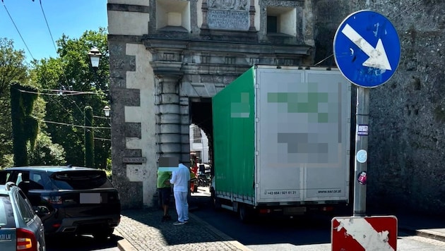 Das Klausentor musste gesperrt werden.