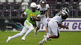 Camron Madden (li.) spielt schon seit ein paar Jahren in Salzburg. 