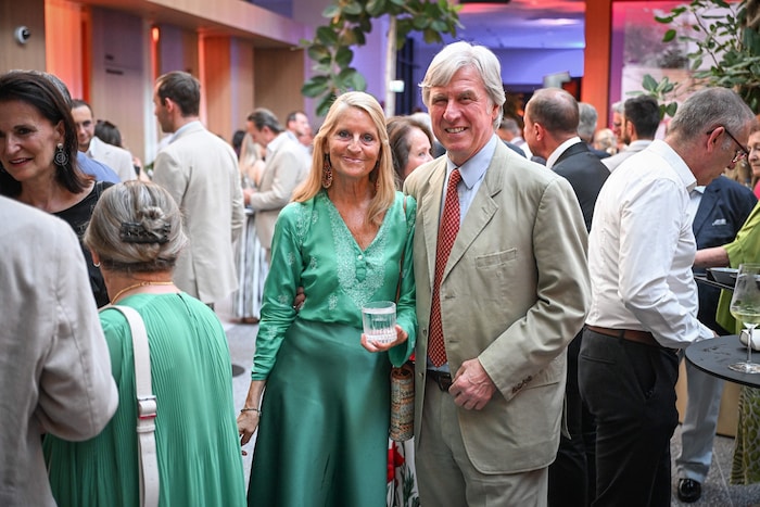 Sparkassen-Vereinspräsident Georg Starhemberg mit Gattin Nadejda.