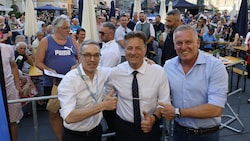 Herbert Kickl, Rene Apfelknab und Mario Kunasek.