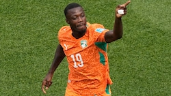 Nicolas Pepe brachte die Elfenbeinküste gegen Curacao in Führung. 