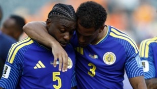 Curacaos Spieler waren nach dem 0:2 gegen die Elfenbeinküste bitter enttäuscht. Sie hatten fest ...