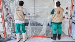 Ein Behandlungszentrum der Hilfsorganisation Alliance for Medical Action in Rwampara in der ...