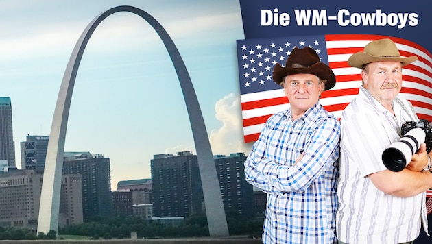 Der Gateway Arch in St. Louis ist der höchste Bogen der Welt.