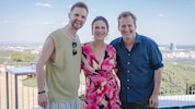 In Feierlaune: Herby Stanonik, Selina Graf, Andreas Ferner.