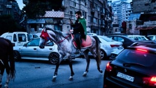 Reiter in Damaskus kurz nach dem Sturz Baschar al-Assads: Die Fotoausstellung konzentriert sich ...