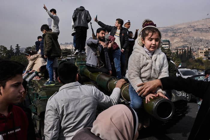 „Dieses Bild entstand wenige Tage nach dem Sturz von Bashar al-Assad in Damaskus. Überall in der ...