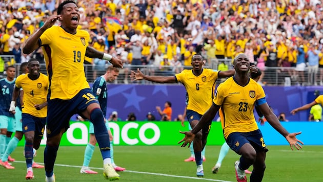 Der 2:1-Sieg Ecuadors löste Partystimmung in der Heimat aus.