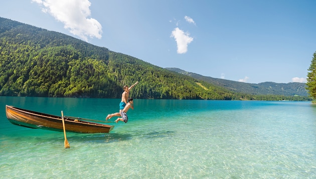 Sehr beliebt waren heuer die heimischen Seen wie etwa der Weißensee in Kärnten.