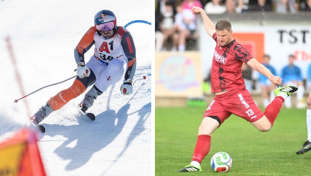 Marcel Hirscher (li.), Martin Hinteregger