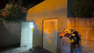 Einsatzort in Feldkirch. 