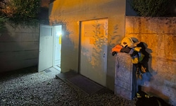 Einsatzort in Feldkirch. 