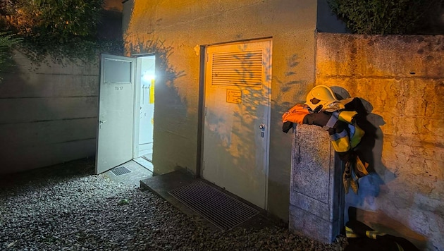 Einsatzort in Feldkirch.