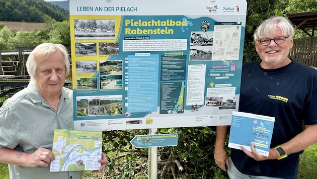 Rabenstein-Botschafter Hubert Schorn mit Auer (rechts)