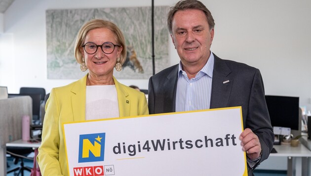 Laden zur Abstimmung ein: Landeshauptfrau Johanna Mikl-Leitner und Wirtschaftskammer-Chef ...