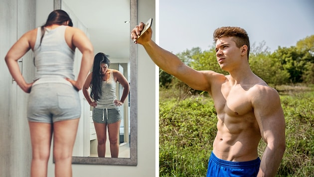 Junge Frauen und Mädchen erkranken häufiger an einer Essstörung als Männer – aber Anabolika und ...