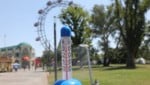 Im Wiener Prater ist es höllisch heiß.