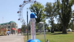 Im Wiener Prater ist es höllisch heiß.