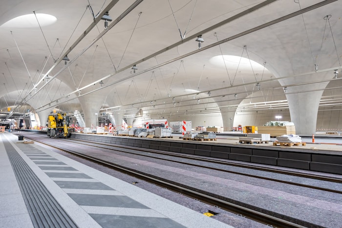 Ein Großteil des Bahnhofes wird unter der Erde sein.