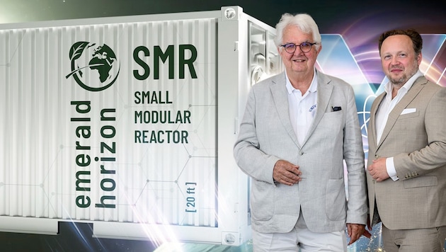 Robert Holzmann, Ex-Nationalbanker und Florian Wagner, CEO von Emerald Horizon