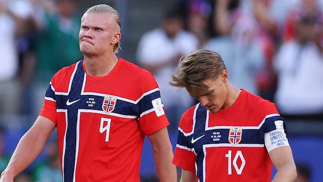 Erling Haaland und Martin Ödegaard werden gegen Frankreich vorerst geschont.