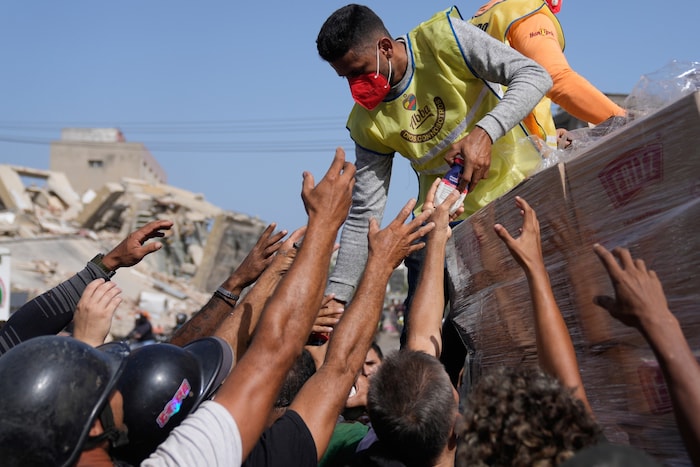 Im Zuge des Erdbebens droht eine humanitäre Katastrophe.