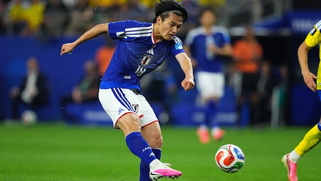 Ayase Ueda ist Japans Star, zeigte bei der WM bisher mit zwei Toren und einer Torvorlage auf.