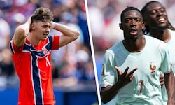 Mit drei Toren avancierte Ousmane Dembele (rechts) zum Matchwinner.