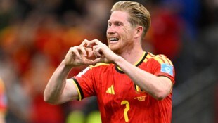 Kevin De Bruyne und Co. sicherten sich gerade noch den Gruppensieg.