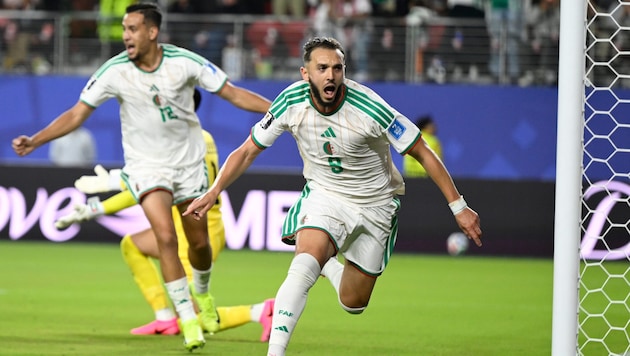 So wie gegen Jordanien wollen die Algerier auch gegen Österreich jubeln – nicht über ein Remis, ...
