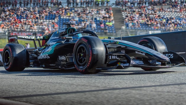 George Russell hat im 3. Training für den Grand Prix von Österreich die Bestzeit erzielt ...
