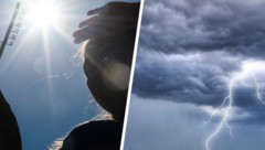 Der Osten stöhnt aufgrund der Hitze, im Westen drohen heftige Gewitter.