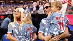 Paris Hilton war mit ihrer Familie schon in Inglewood im Stadion.