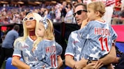 Paris Hilton war mit ihrer Familie schon in Inglewood im Stadion.